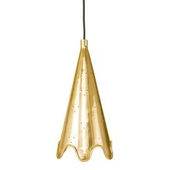 Jonathan Adler Brass Ripple Pendant