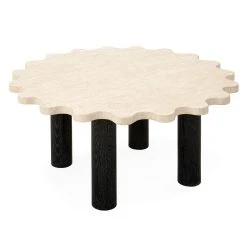 Jonathan Adler Cocktail Tables Ripple Round Cocktail Table
