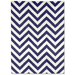 Jonathan Adler Herringbone Reversible Peruvian Flat Weave Rug