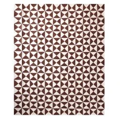 Jonathan Adler Brown Oslo Reversible Peruvian Flat Weave Rug
