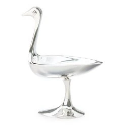 Jonathan Adler Small Silver-Plated Bird Bowl Bowls