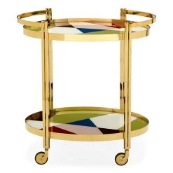 Jonathan Adler Torino Bar Cart Bars & Bar Carts