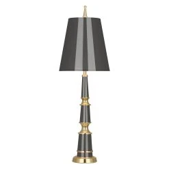 Jonathan Adler Versailles Buffet Lamp With Painted Shade Table Lamps