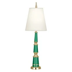 Jonathan Adler Versailles Buffet Lamp With Fabric Shade