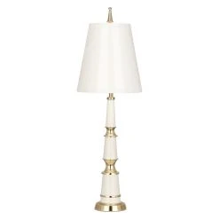 Jonathan Adler Versailles Buffet Lamp With Painted Shade Table Lamps