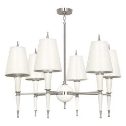 Jonathan Adler Versailles Chandelier With Painted Shade
