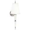 Jonathan Adler Wall Lamps & Sconces Versailles Sconce In Nickel With Fabric Shade 1 Jonathan Adler Wall Lamps & Sconces Versailles Sconce In Nickel With Fabric Shade