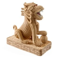 Jonathan Adler New Décor Wicker Foo Dog