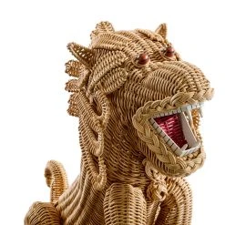 Jonathan Adler New Décor Wicker Foo Dog